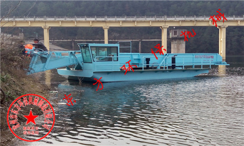 陜西漢中市洋縣水利局購買的DFBJ-85 型全自動保潔船